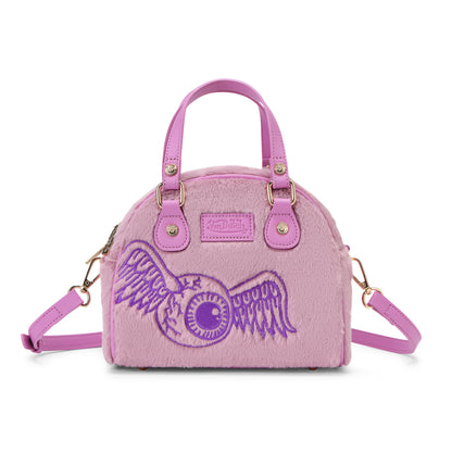 Pink and Purple Furry Bowling Bag