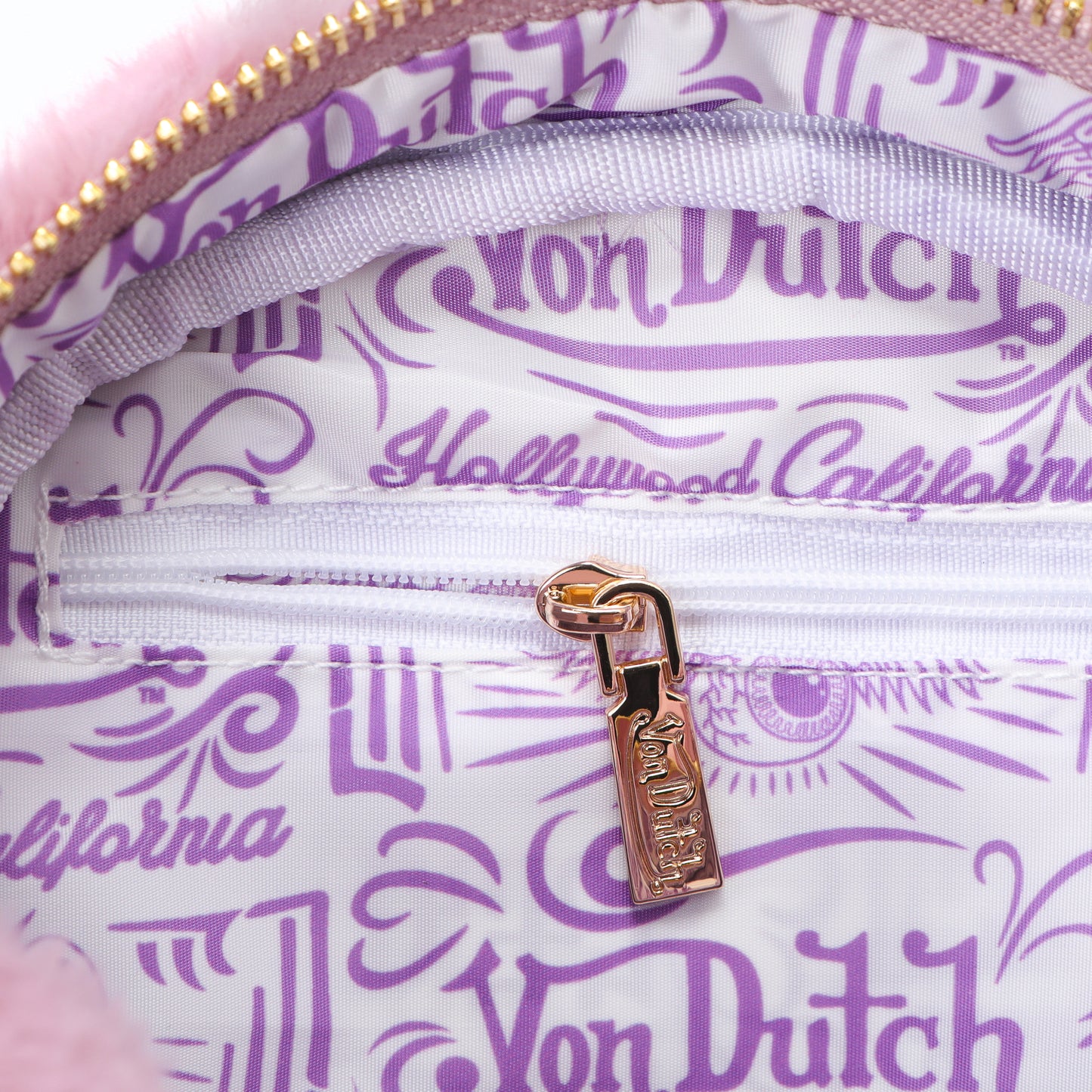 Pink and Purple Furry Bowling Bag