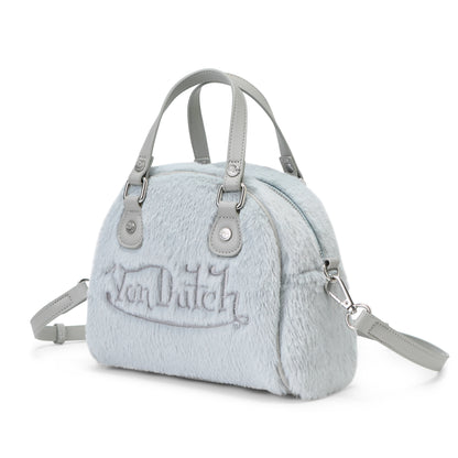 Powder Blue Furry Bowling Bag