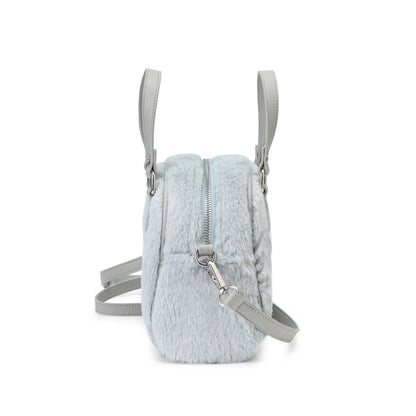Powder Blue Furry Bowling Bag