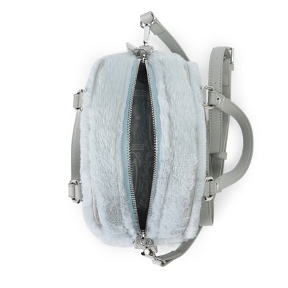 Powder Blue Furry Bowling Bag