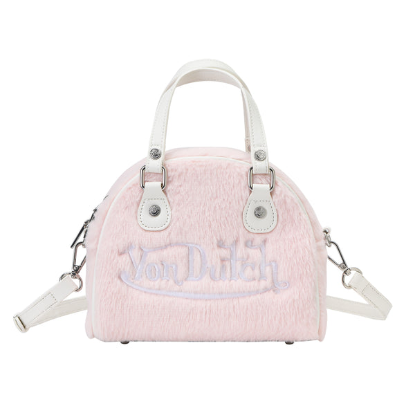 ★ハンドメイド★ミニチュア 2wayバッグ ライトピンク ドールアウトフィット Baby Pink Furry Bowling Bag – Von Dutch