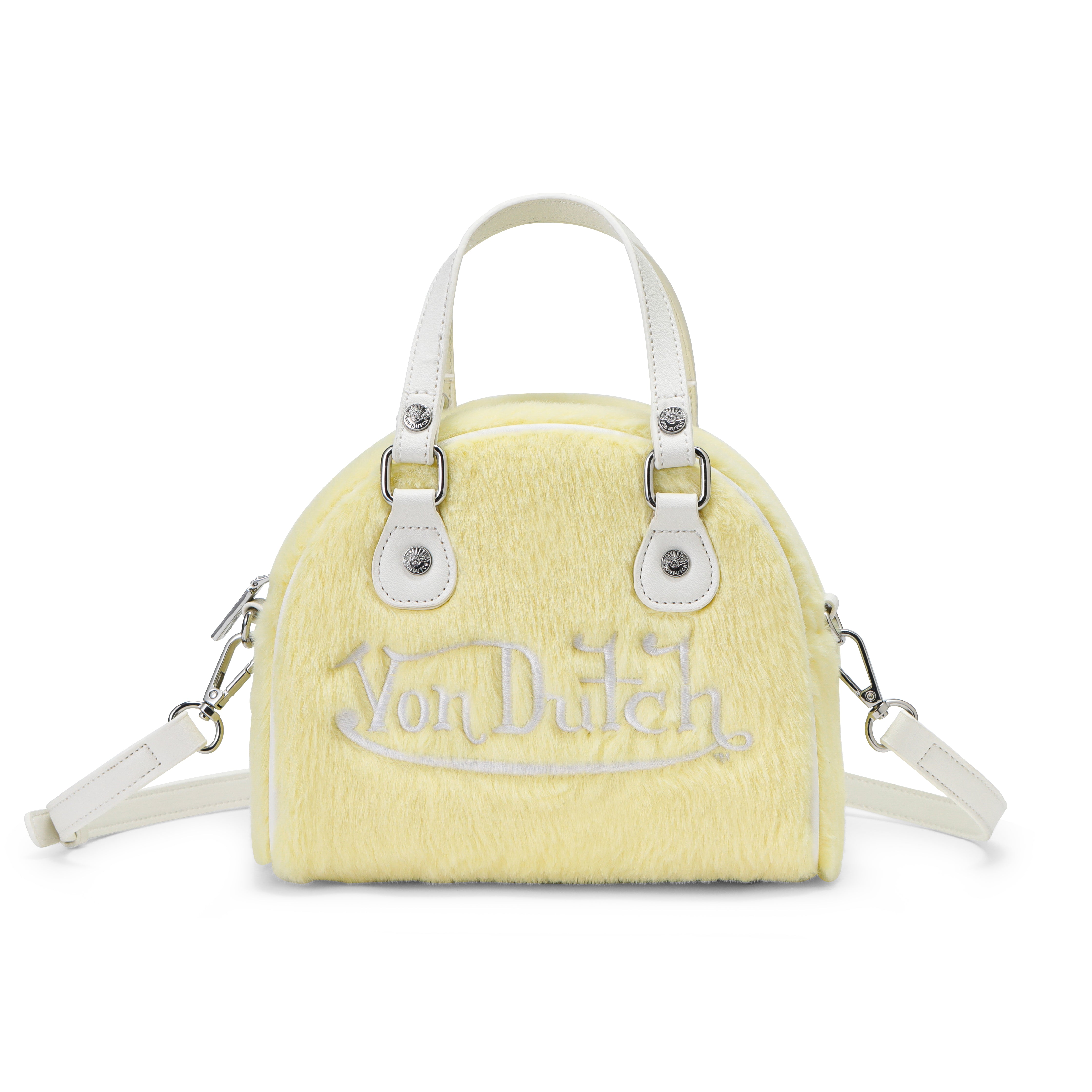 near by us) fluffy bong bong bag 3 サイズ Lime Green Furry Bowling