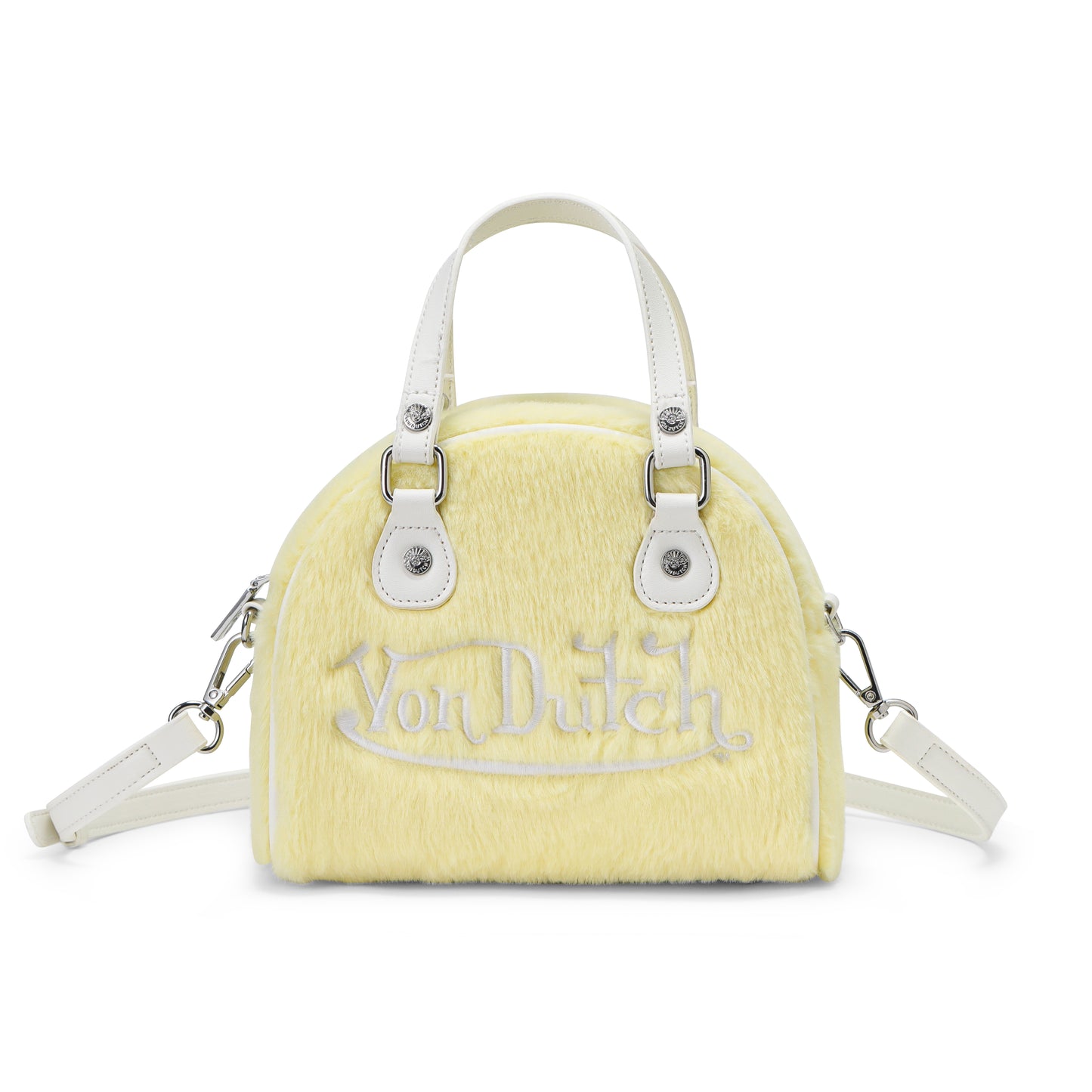 Yellow Furry Bowling Bag