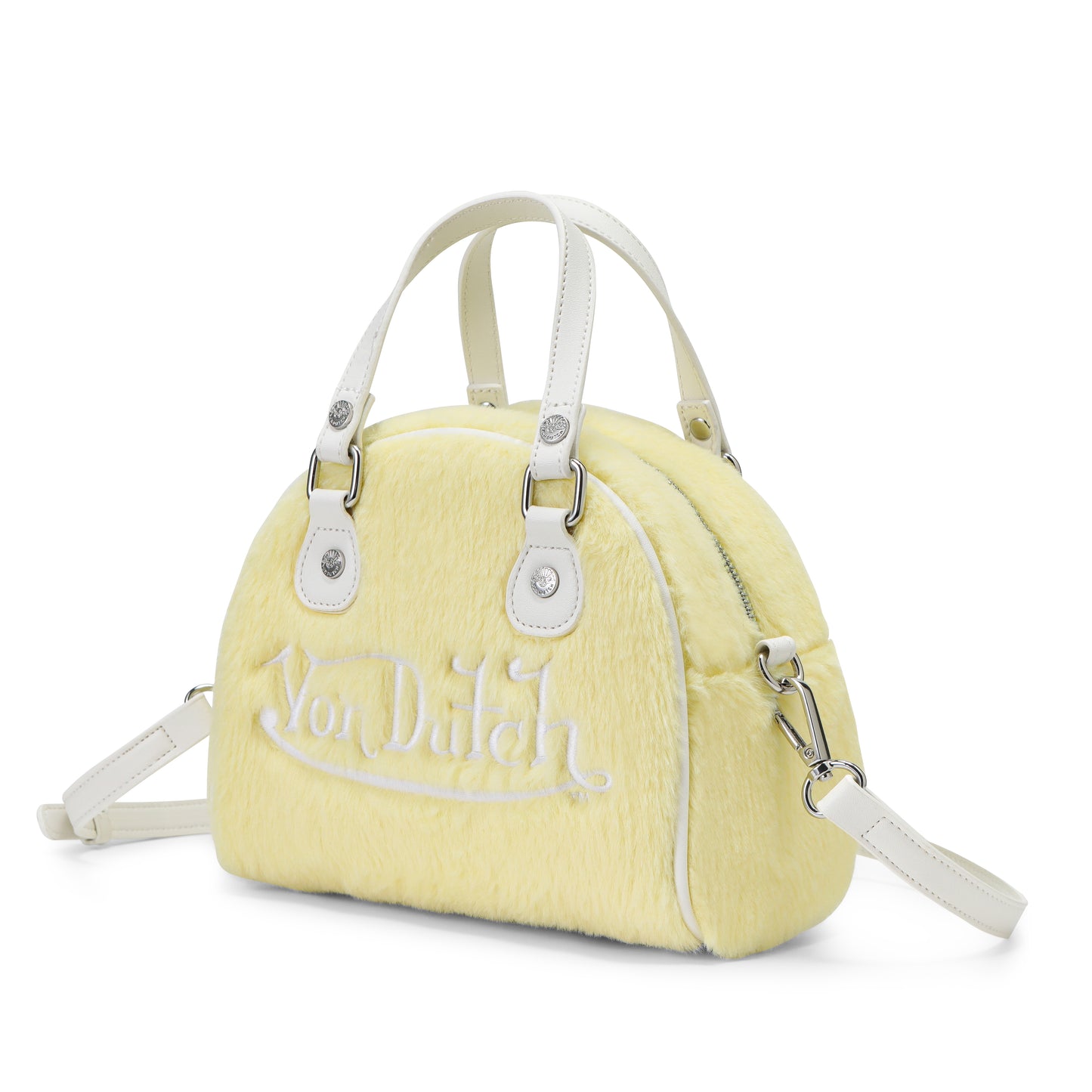 Yellow Furry Bowling Bag