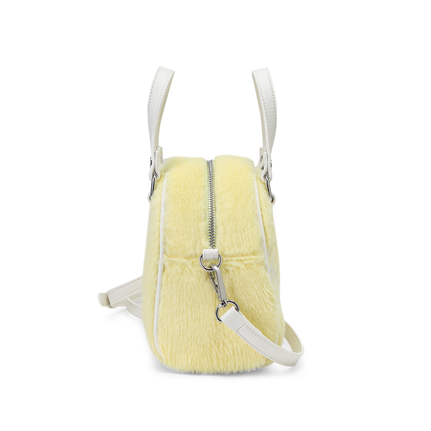 Yellow Furry Bowling Bag