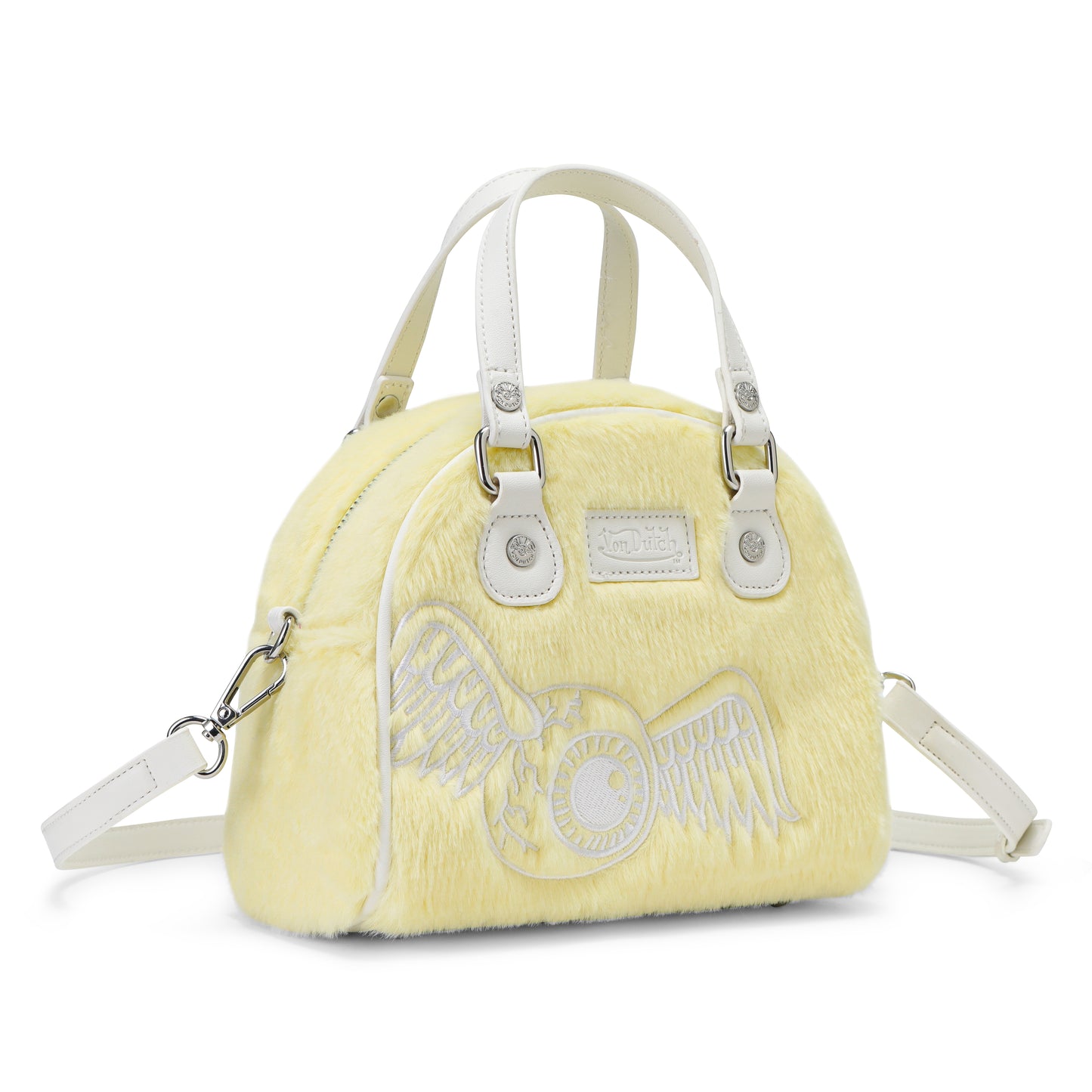 Yellow Furry Bowling Bag