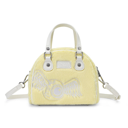 Yellow Furry Bowling Bag