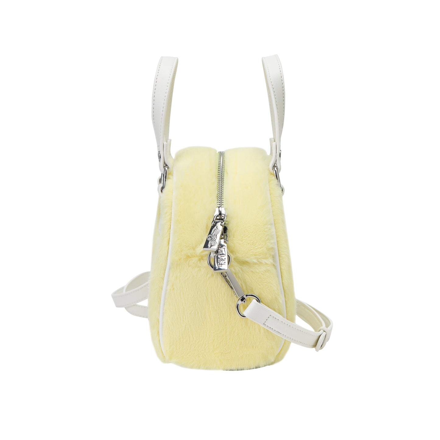 Yellow Furry Bowling Bag