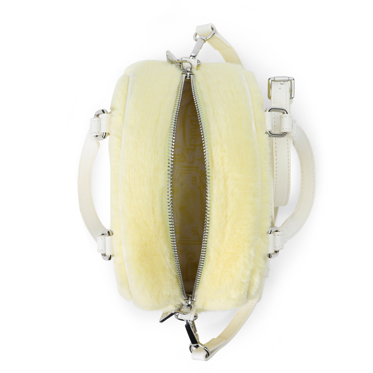 Yellow Furry Bowling Bag