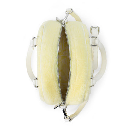 Yellow Furry Bowling Bag