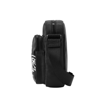 Men's Flying Eye Crossbody Bag - Black