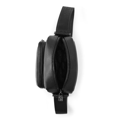 Men's Flying Eye Crossbody Bag - Black