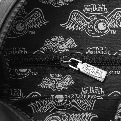 Men's Flying Eye Crossbody Bag - Black