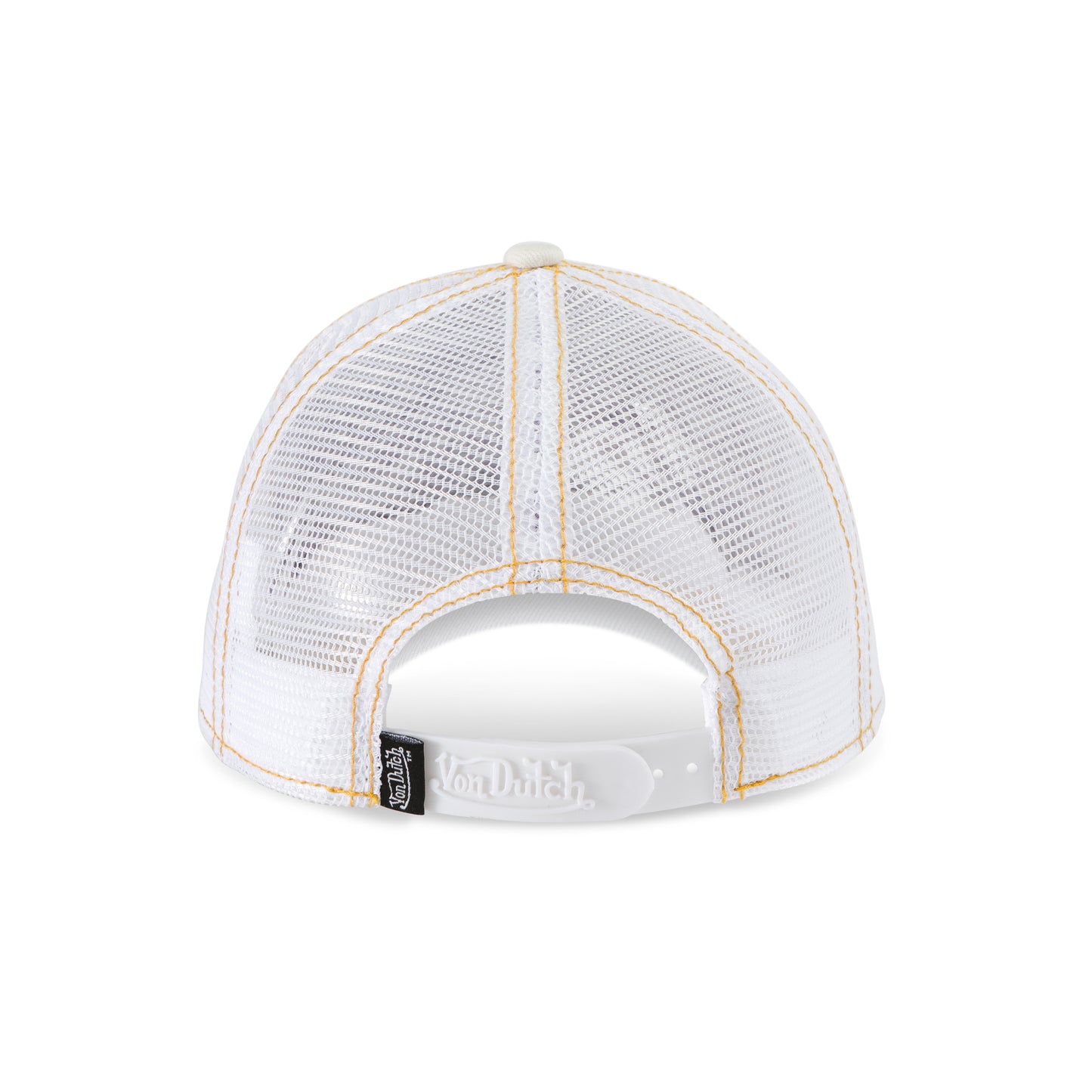 Rhinestone Trucker Hat - White with Purple Rhinestones