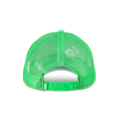 Lime Velvet Trucker