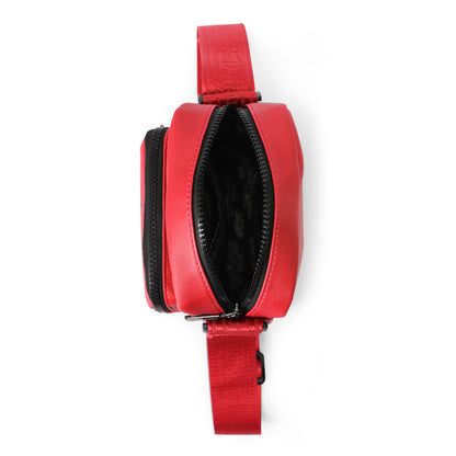 Men's Flying Eye Crossbody Bag - Red