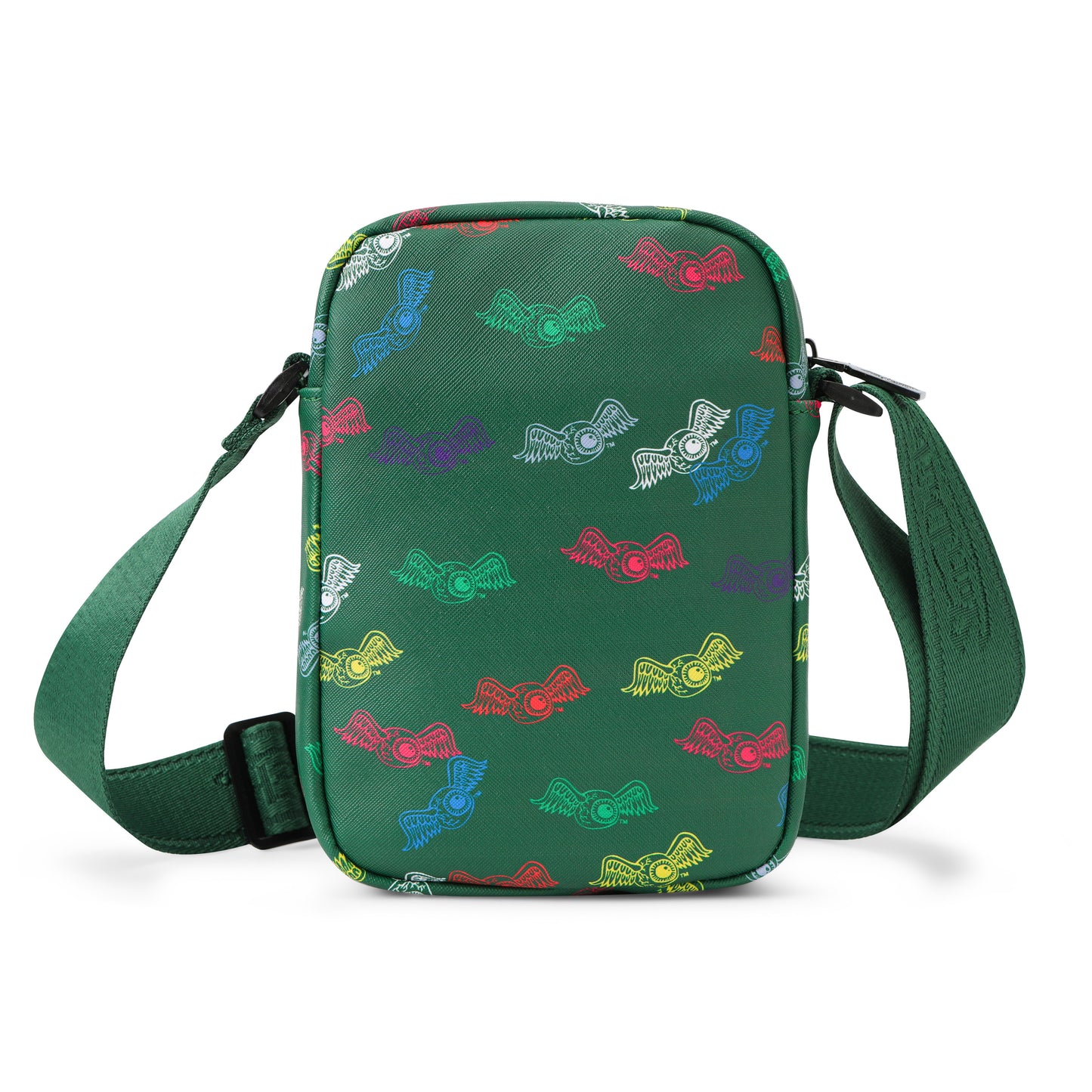 Men's Neon Logo Crossbody Bag - Green