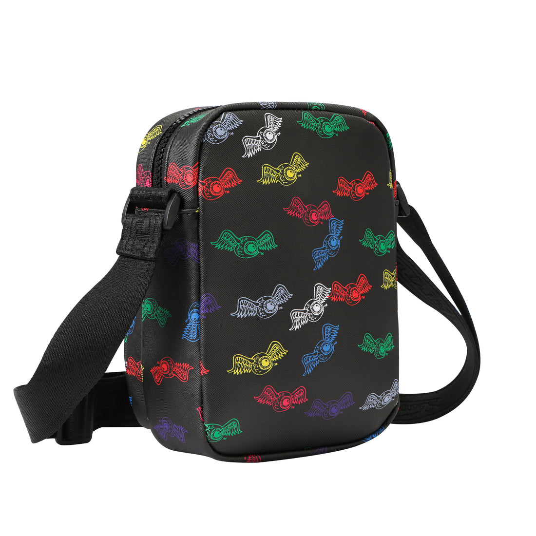 Men's Neon Logo Crossbody Bag - Black — image 5