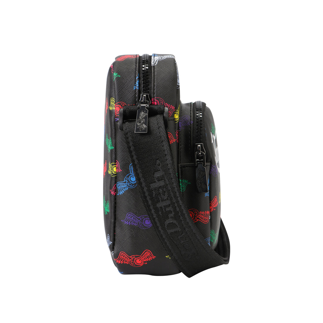 Men's Neon Logo Crossbody Bag - Black — image 6