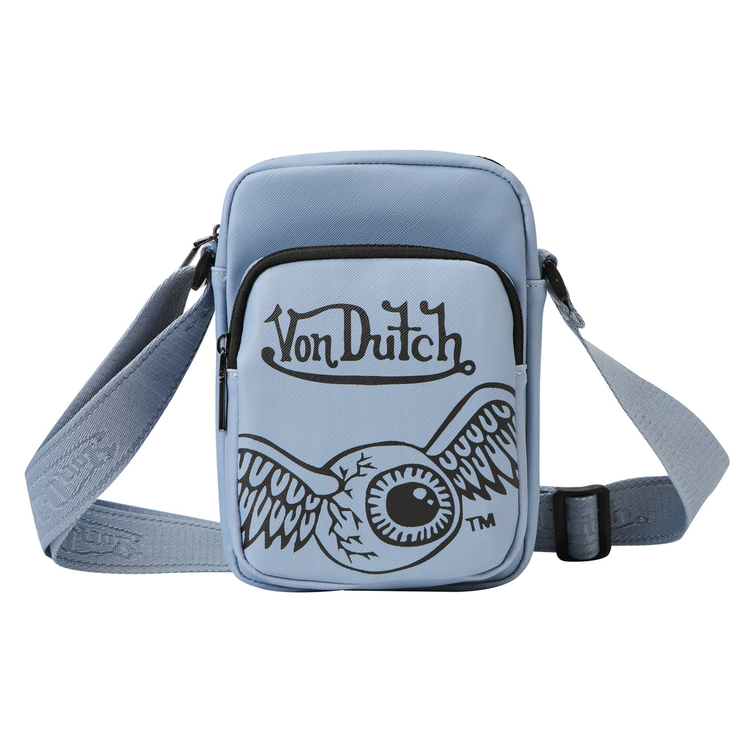 Men's Flying Eye Crossbody Bag - Grey — image 1