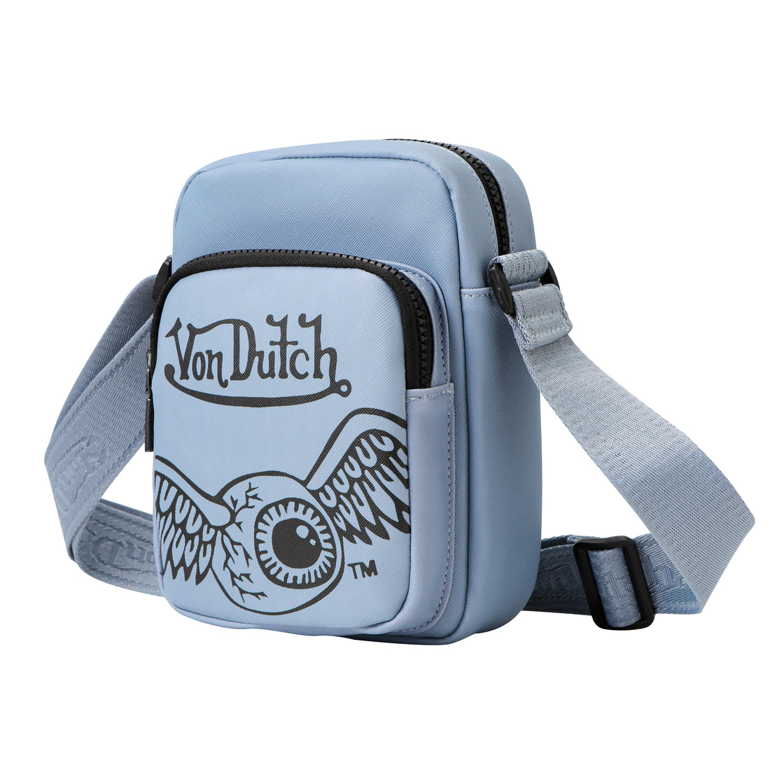 Men's Flying Eye Crossbody Bag - Grey — image 3