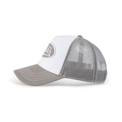 Light Grey & White Trucker Hat