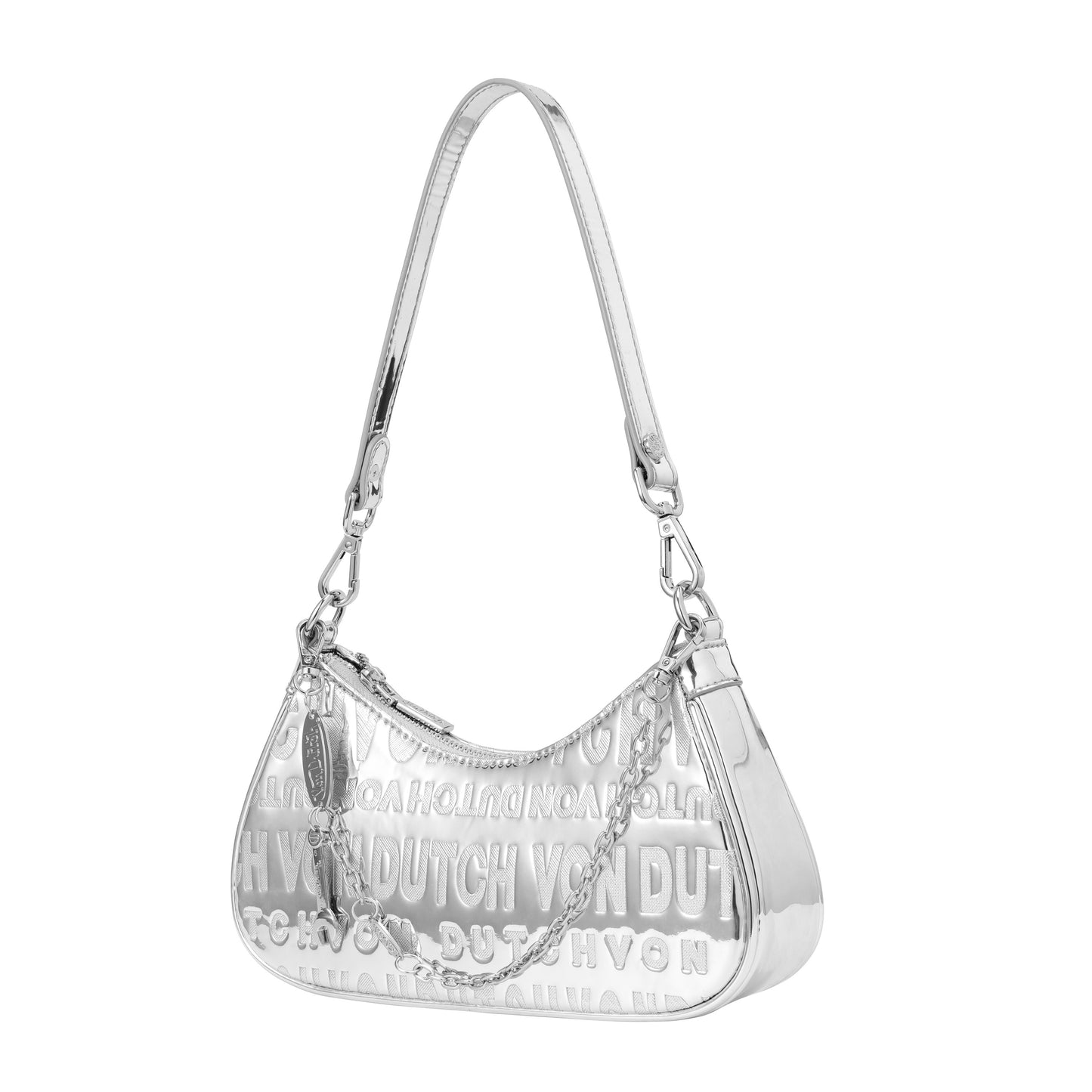 Silver Reflective Shoulder Bag