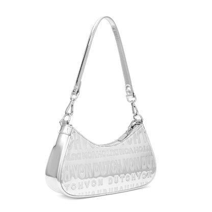 Silver Reflective Shoulder Bag