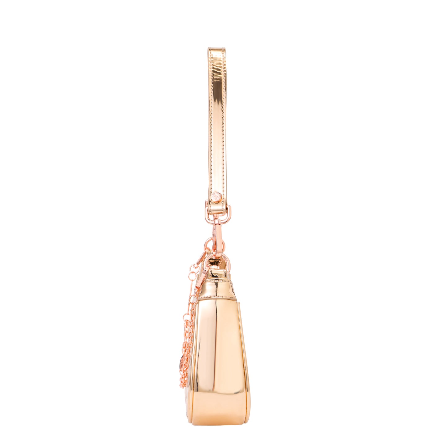 Rose Gold Reflective Shoulder Bag