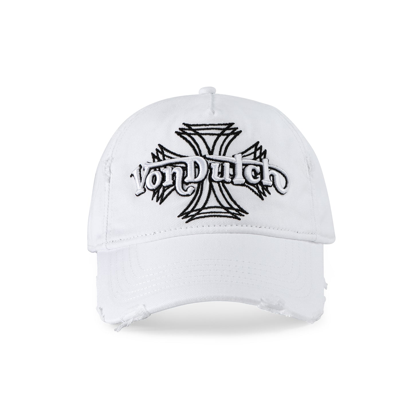 MotoCross Strapback Hat - White