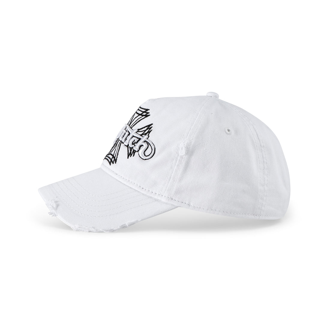 MotoCross Strapback Hat - White — image 3