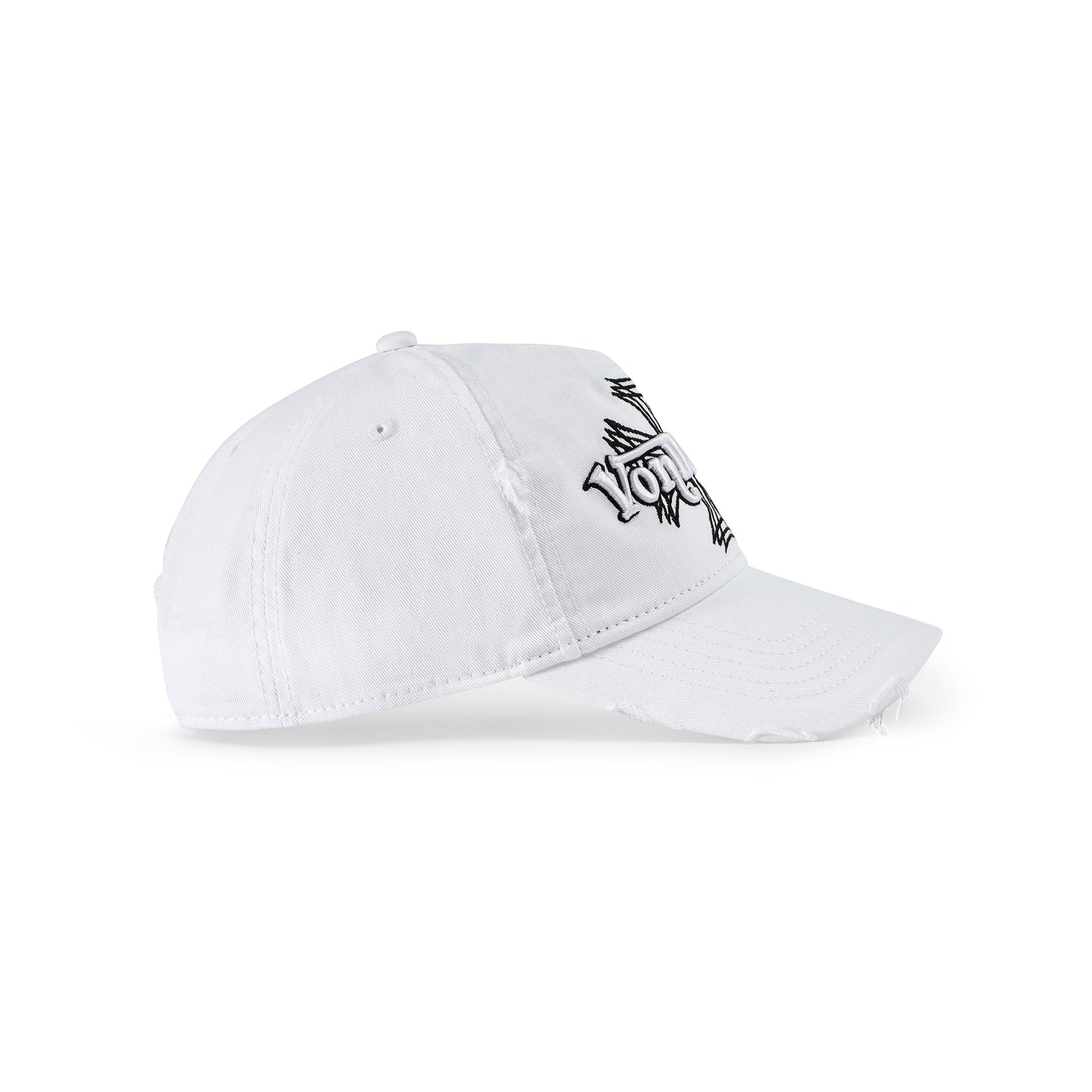 MotoCross Strapback Hat - White