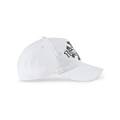 MotoCross Strapback Hat - White