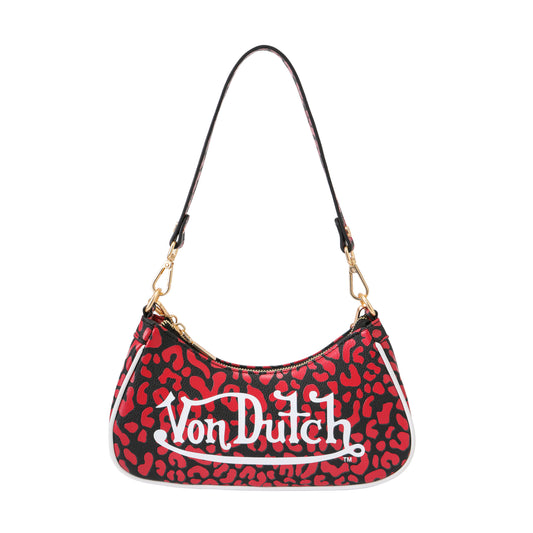 Red Cheetah Shoulder Bag
