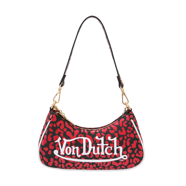 Red Cheetah Shoulder Bag