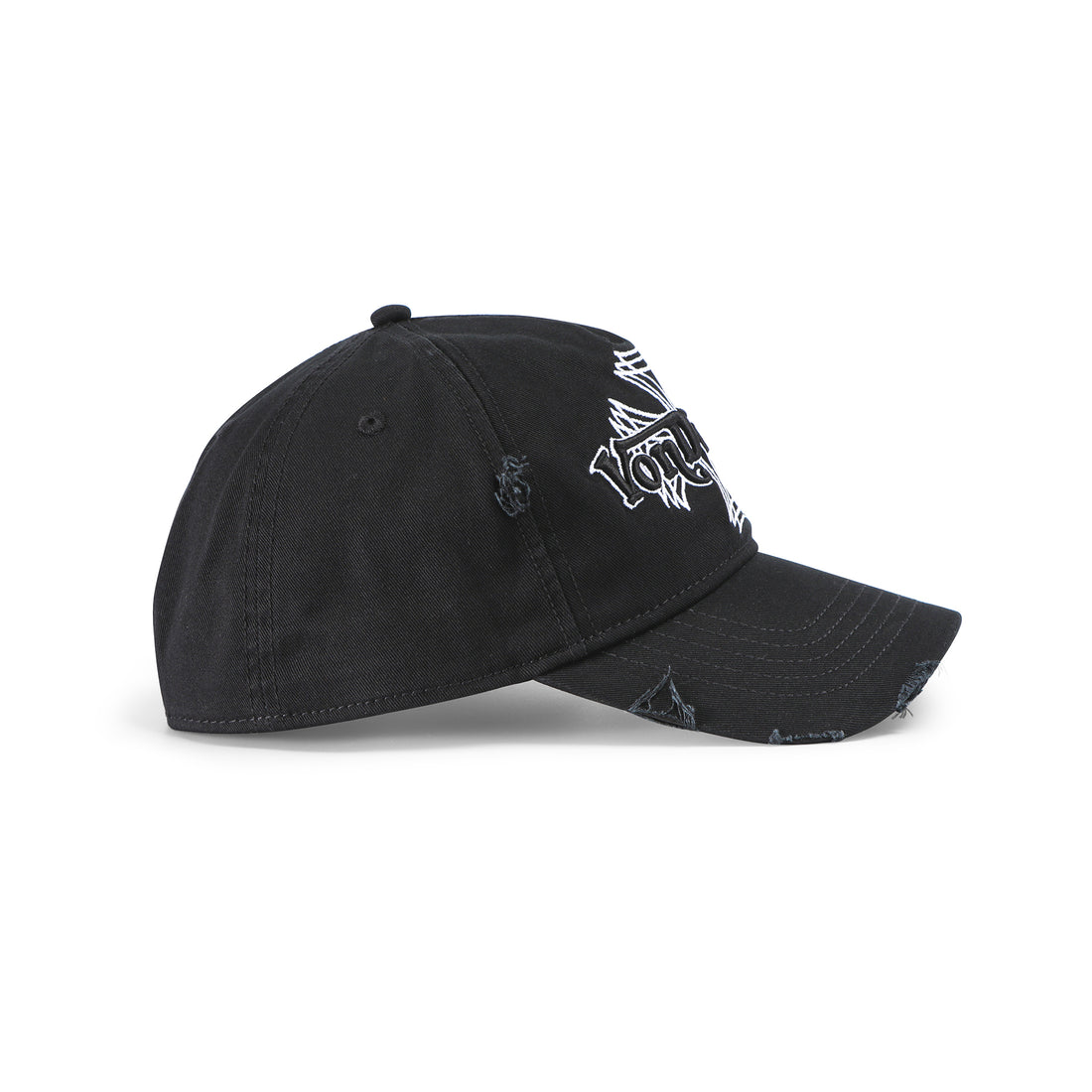 MotoCross Strapback Hat - Black & White — image 4