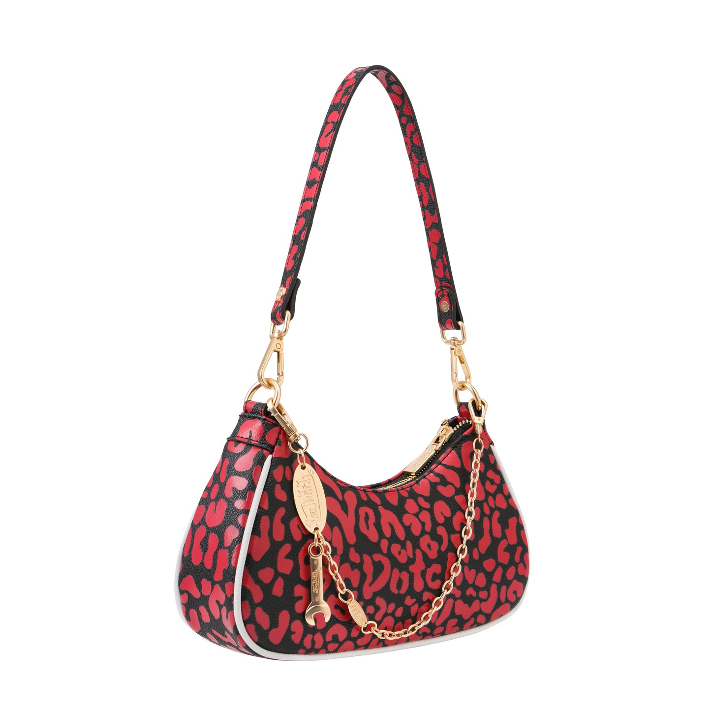 Red Cheetah Shoulder Bag