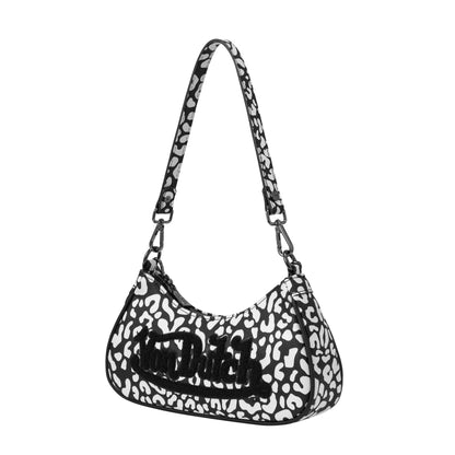 White Cheetah Shoulder Bag