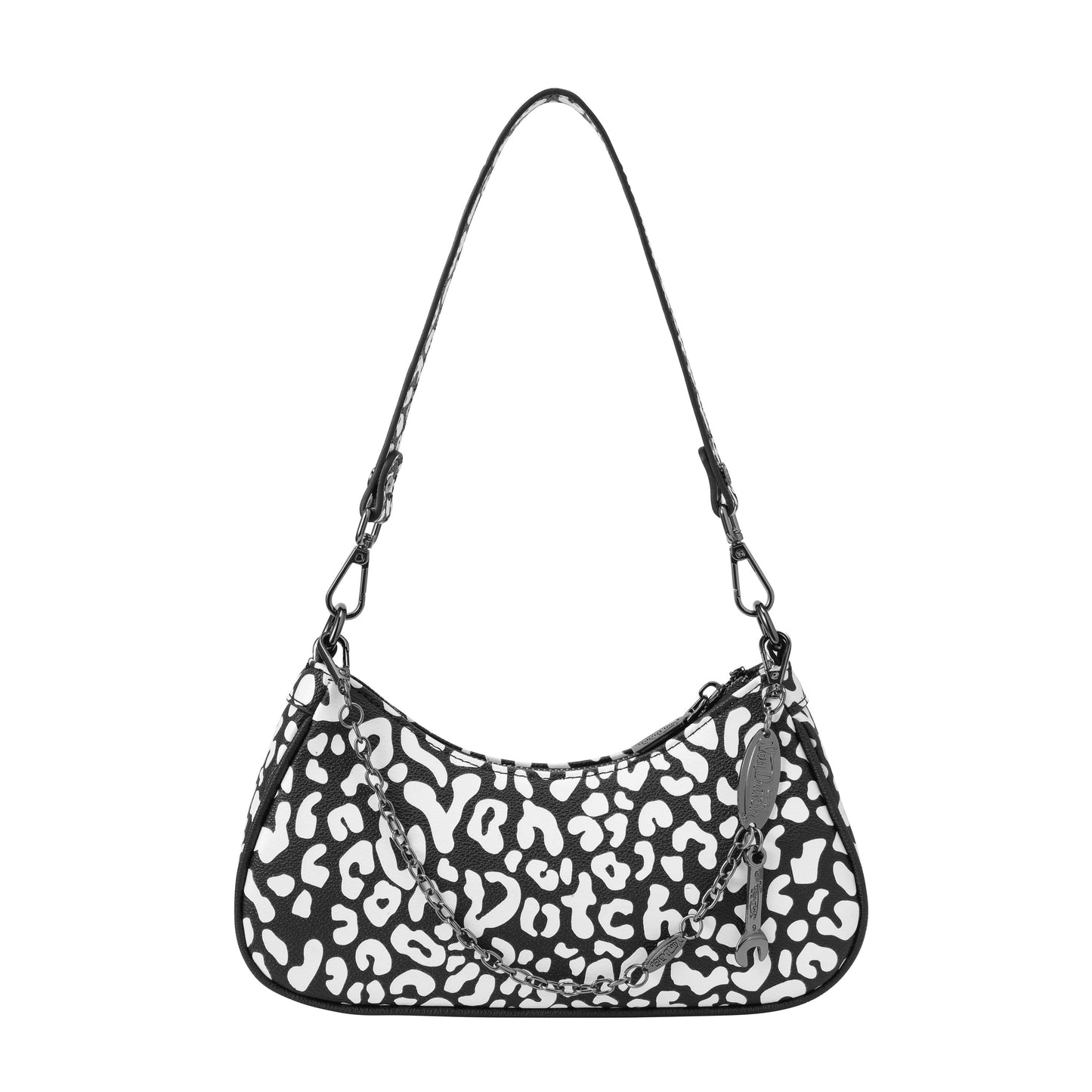 White Cheetah Shoulder Bag