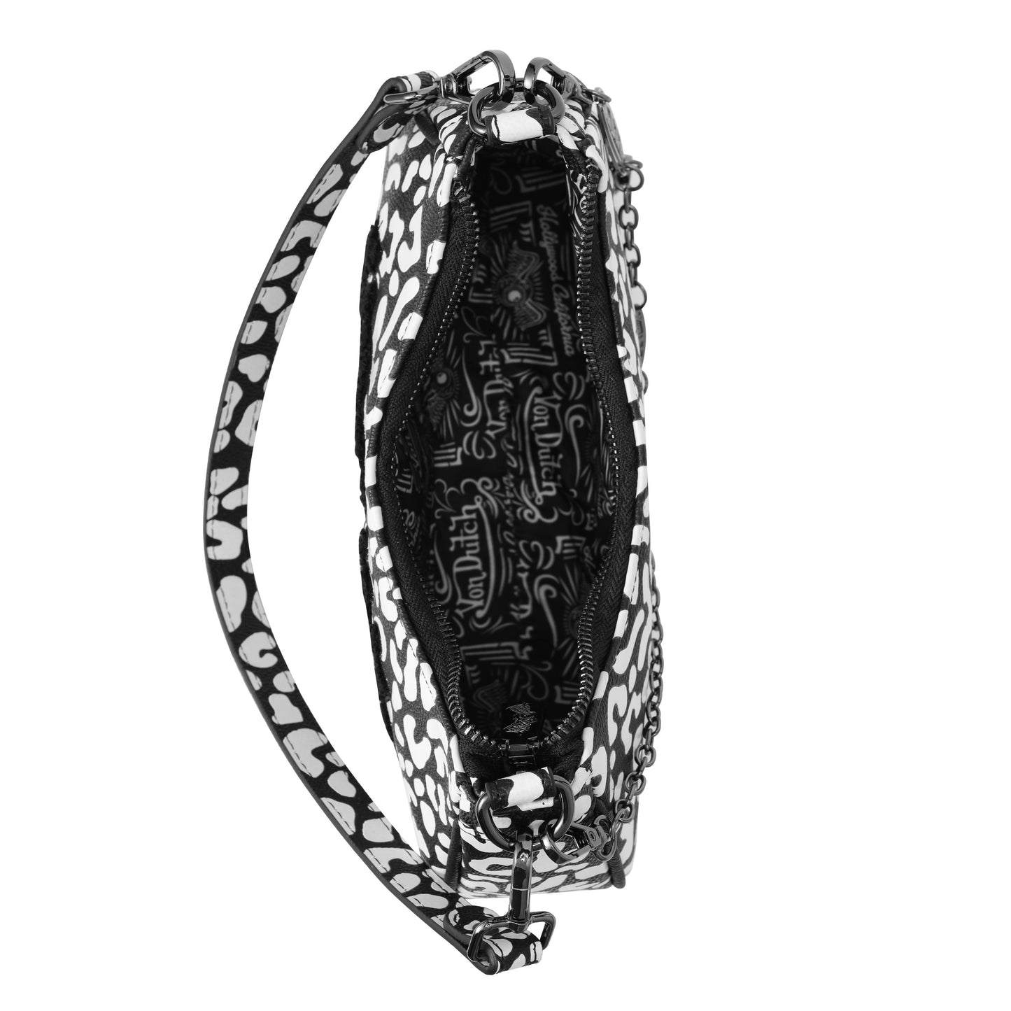 White Cheetah Shoulder Bag