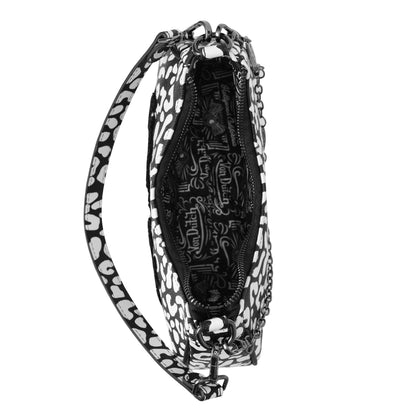 White Cheetah Shoulder Bag