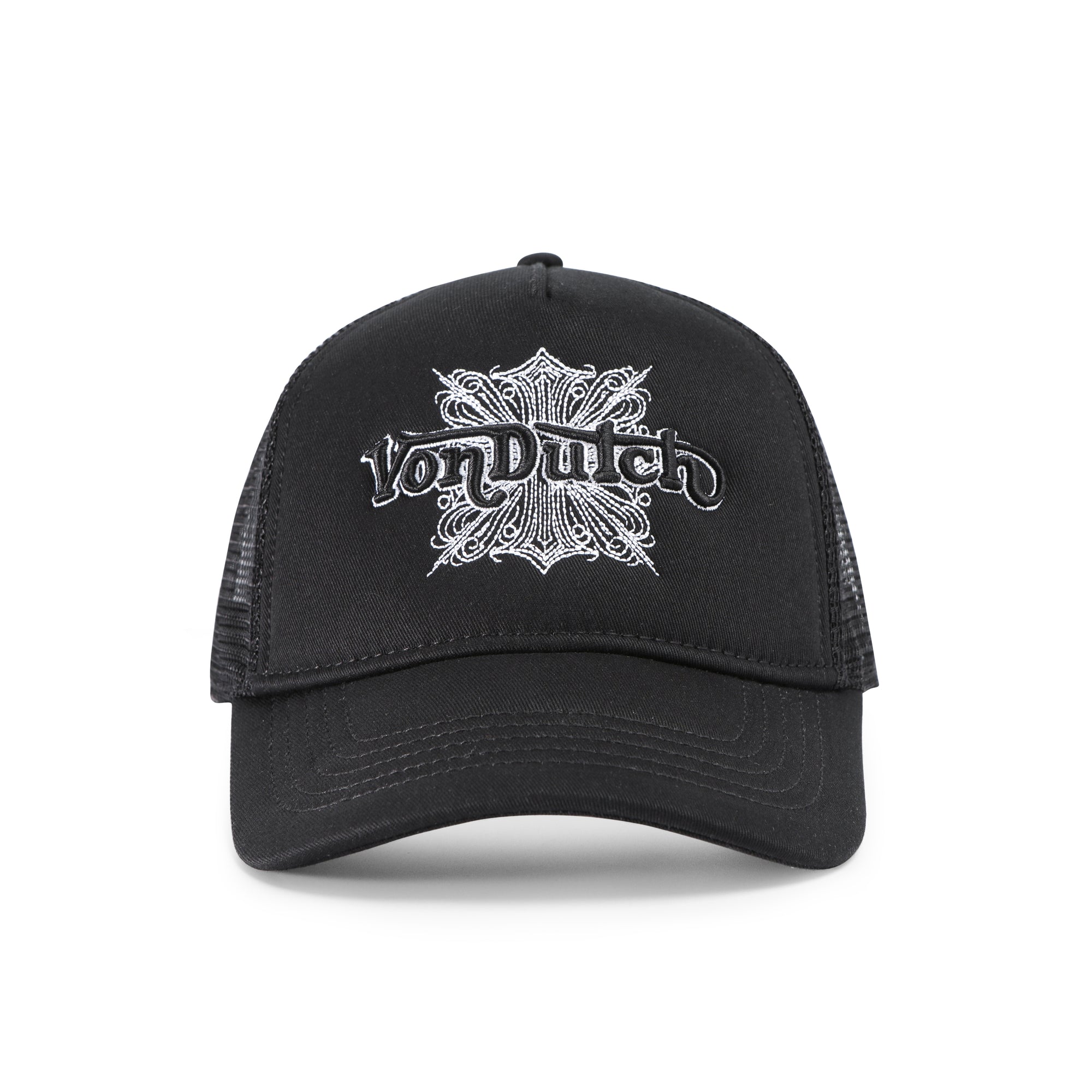Von Dutch Foam Chopper Trucker Hat - Black & White