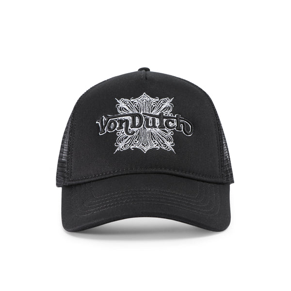 Foam Chopper Trucker Hat - Black & White