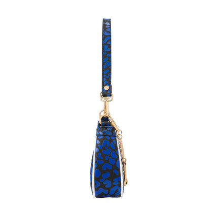 Blue Cheetah Shoulder Bag
