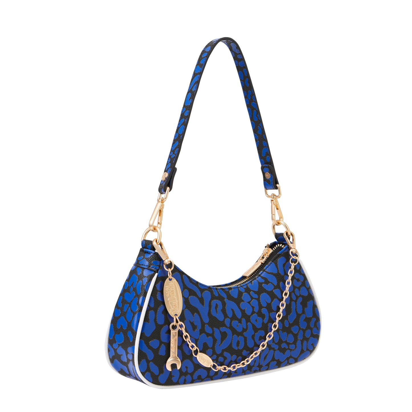 Blue Cheetah Shoulder Bag
