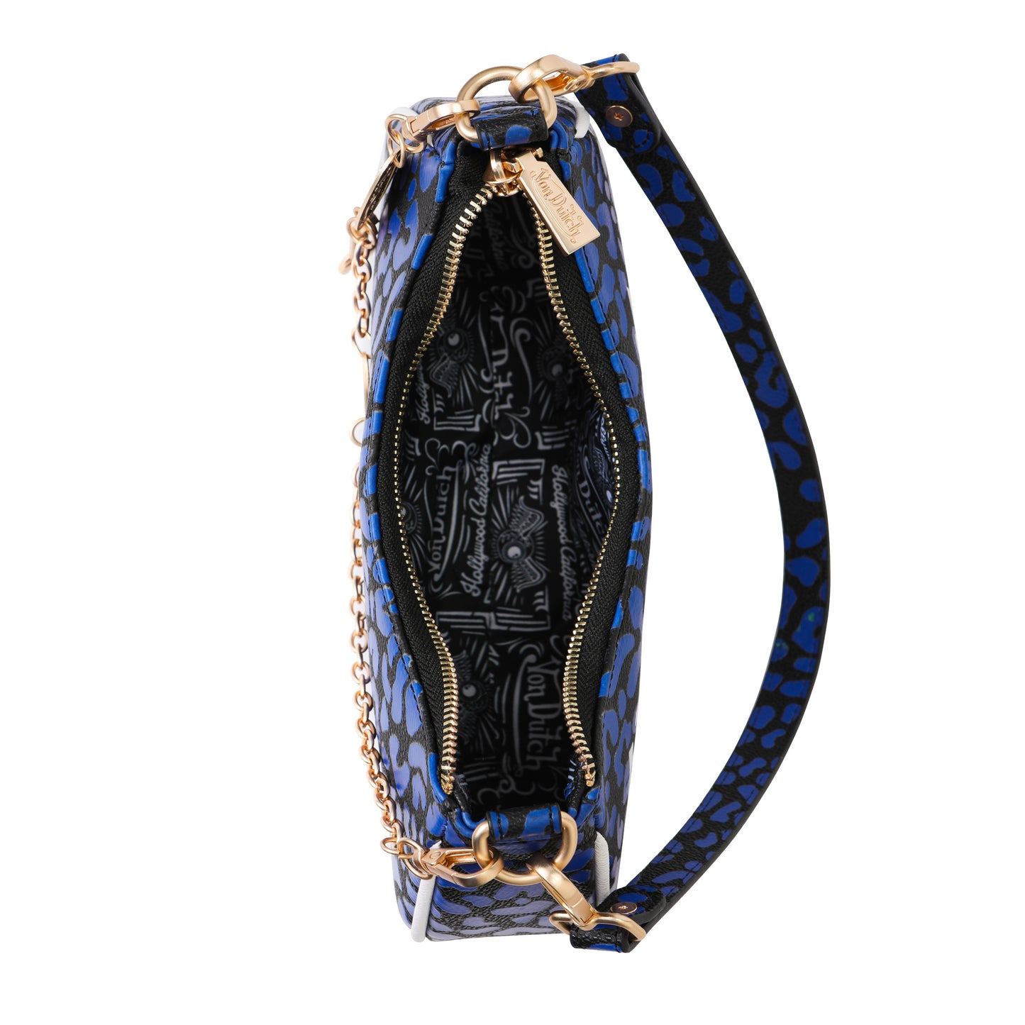 Blue Cheetah Shoulder Bag