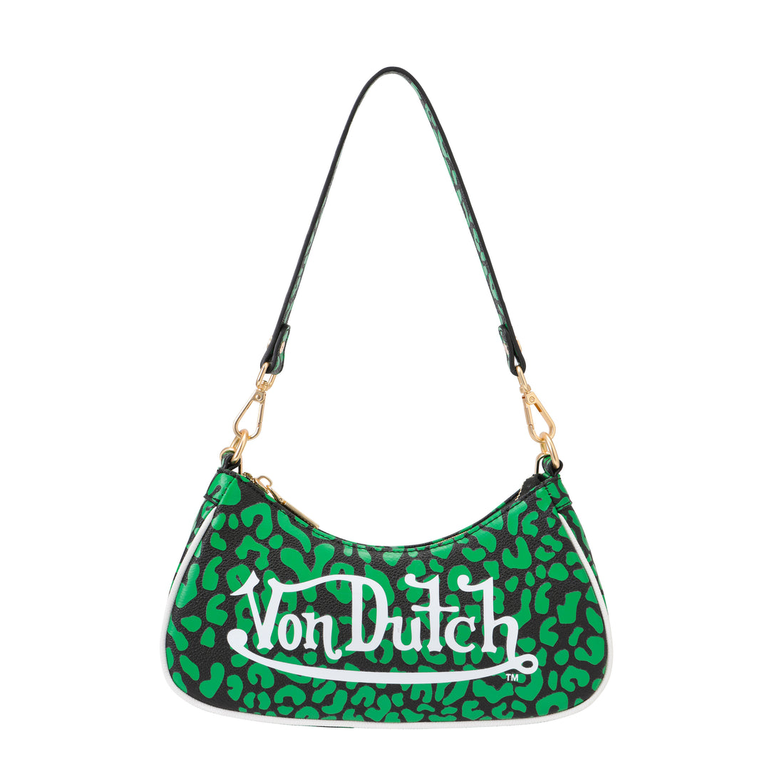 Lime Green Cheetah Shoulder Bag — image 1