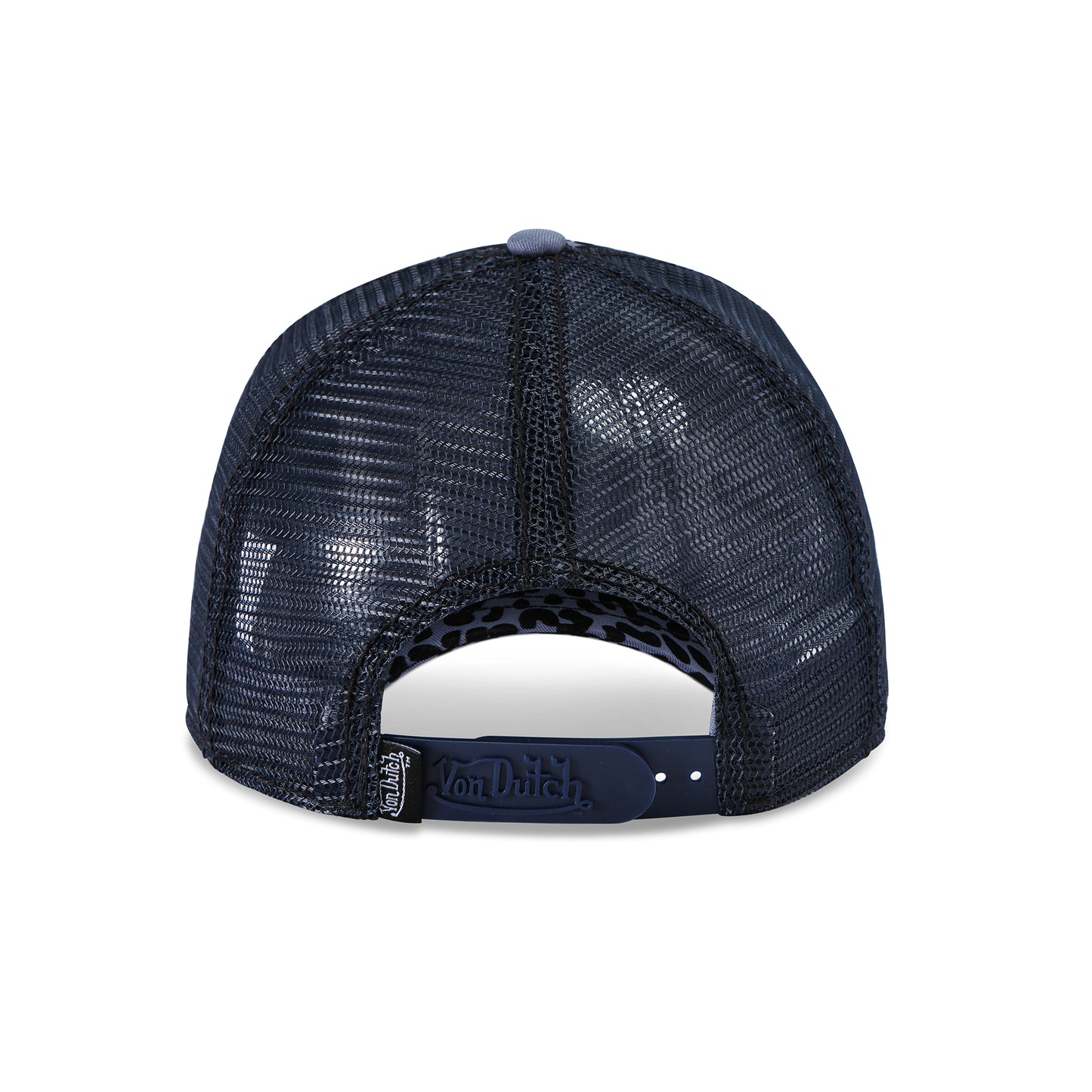 Blueberry Cheetah Velvet Trucker Hat