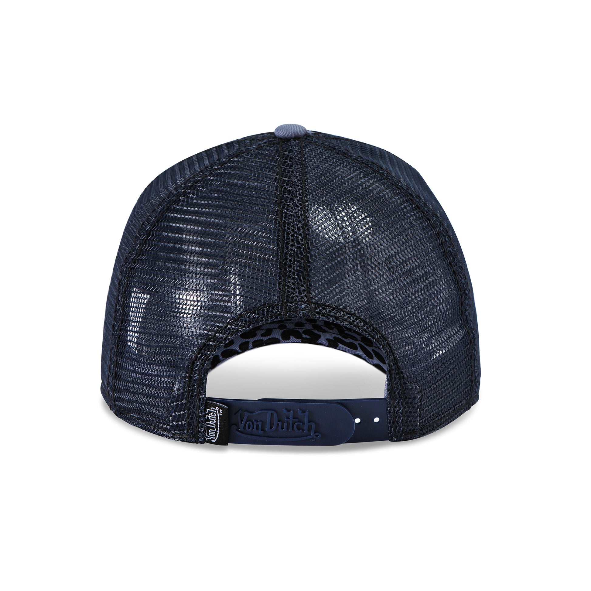 Blueberry Cheetah Velvet Trucker Hat